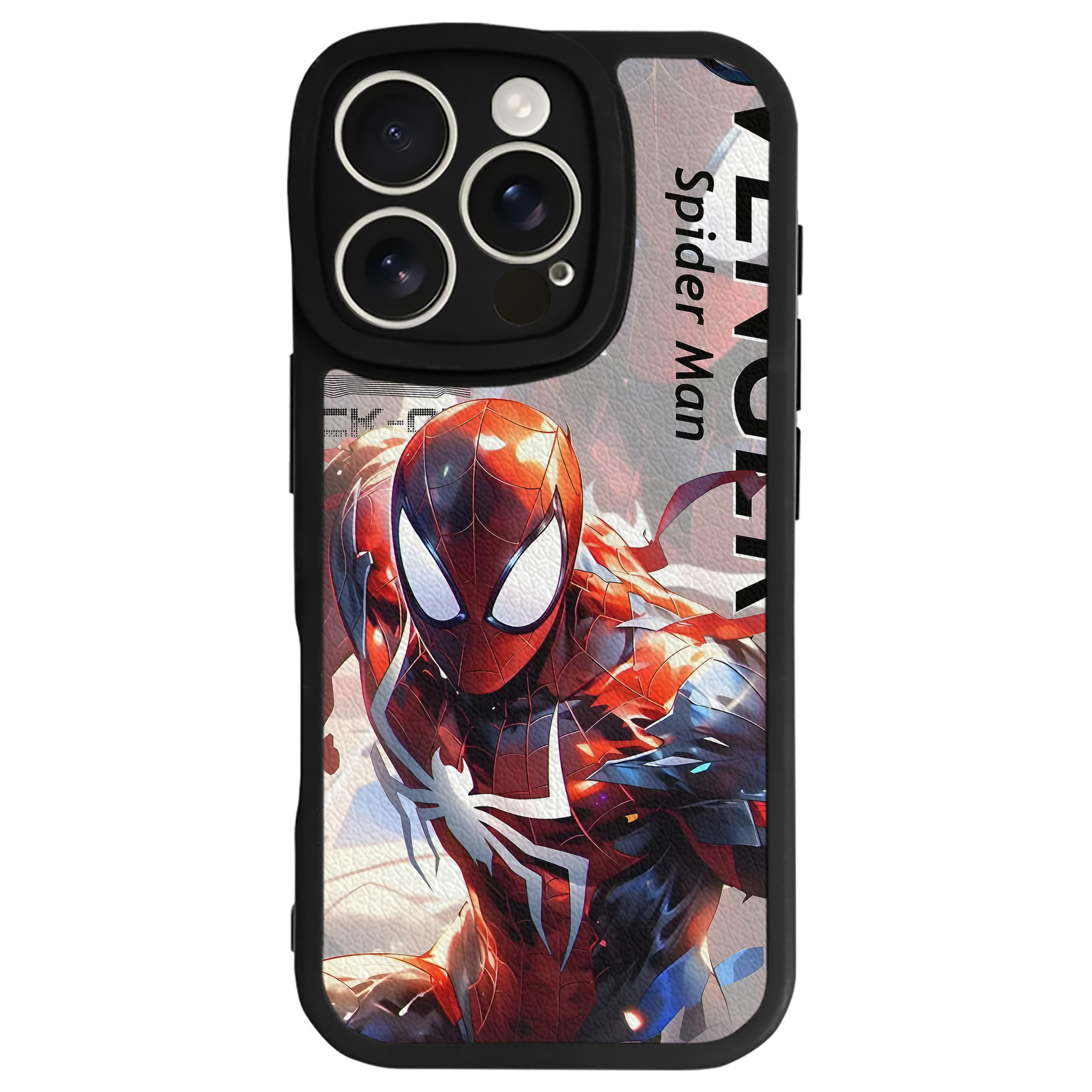 （画像用） アベンジャーズ The Avengers 【iPhone 16シリーズ対応】シリコンスマホケース（レザー調） 材質：シリコン